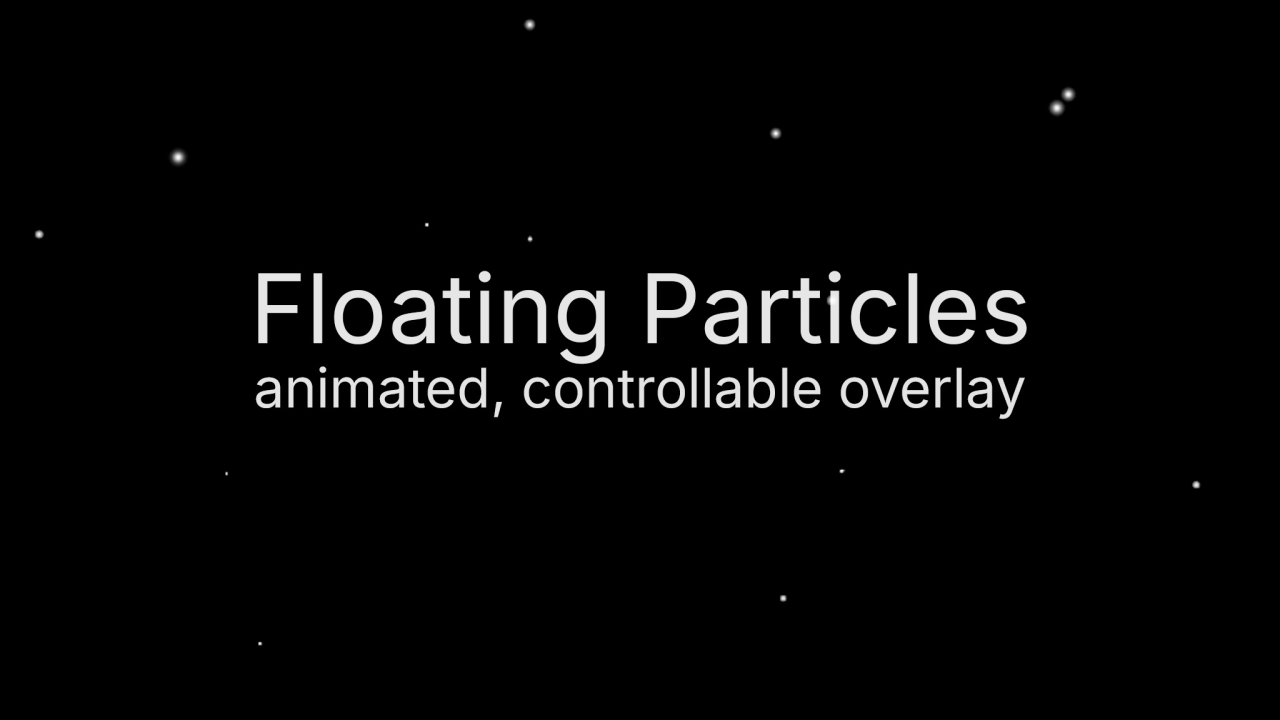 SC – Floating Particles
